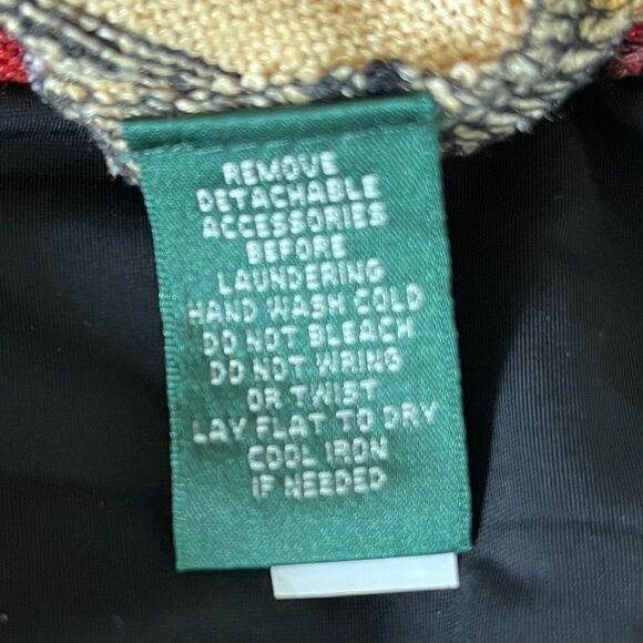 Ralph Lauren Striped Halter Sweater Tank With Shelf Bra and Braided Strap M, NWT - Picture 5 of 10